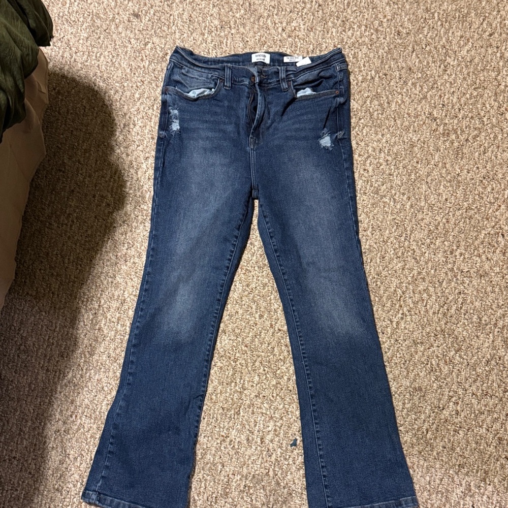 Kensie Dark Blue Flare Jeans